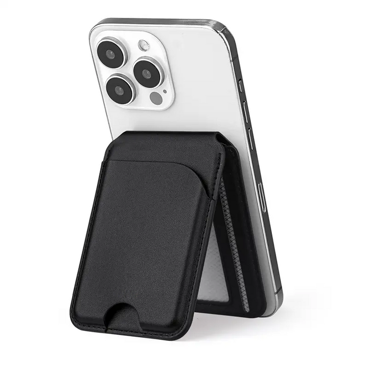 Magnetic card holder stand