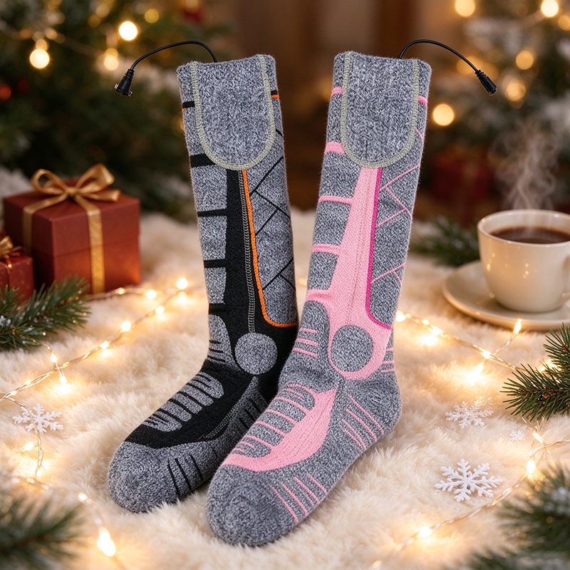 Electric Heated Winter Long Socks