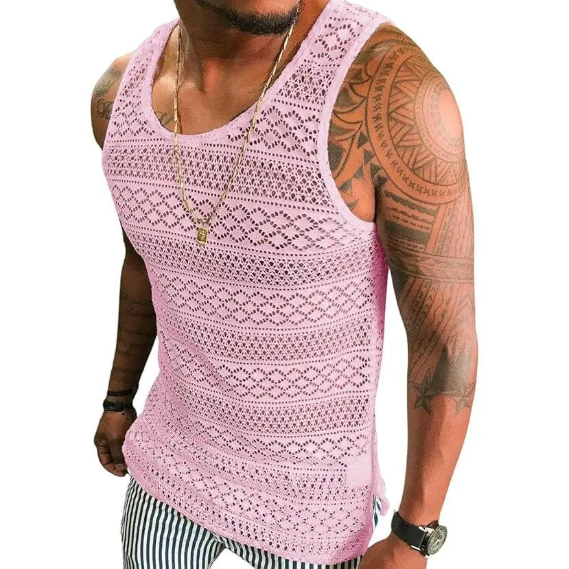 Hollow-out breathable vest