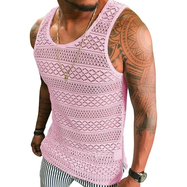 Hollow-out breathable vest