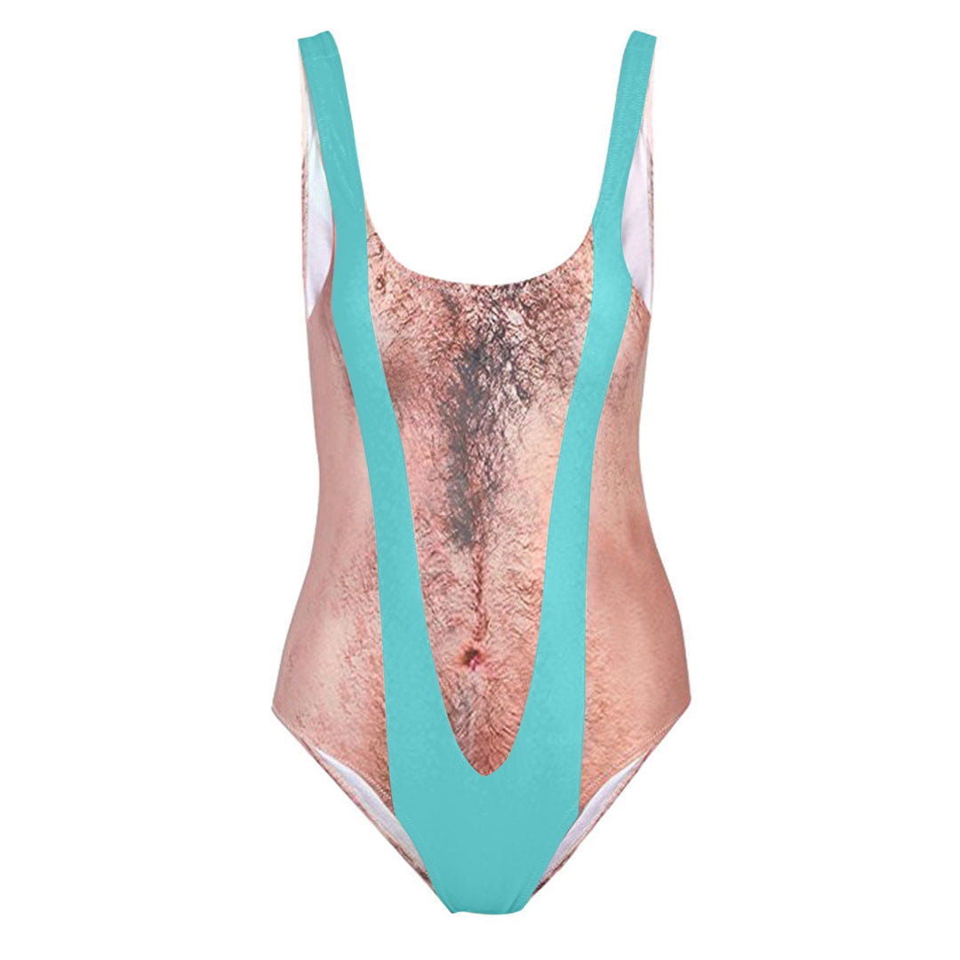 Wacky and Novel "Hairy Chest" Women&