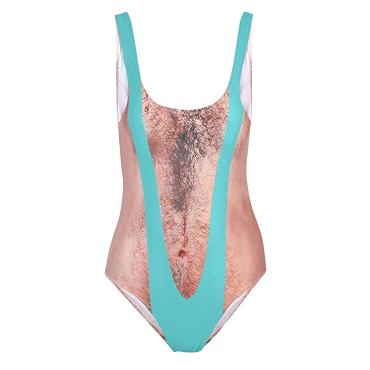 Wacky and Novel "Hairy Chest" Women&