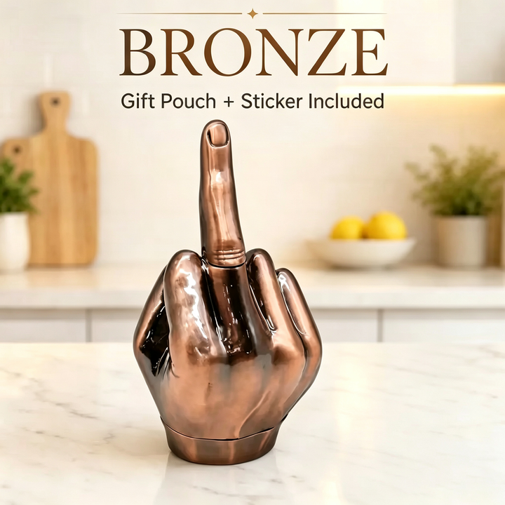 Funny Middle‑Finger Hand‑Shaped Grinder