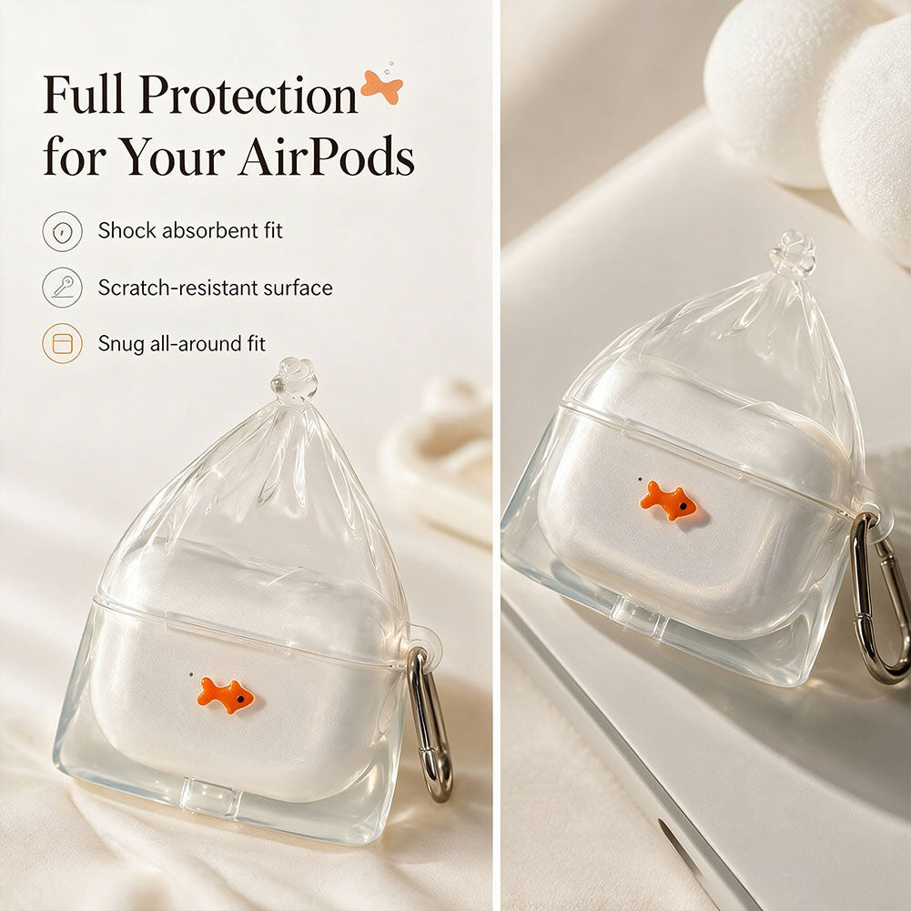 Cute Goldfish AirPods Case