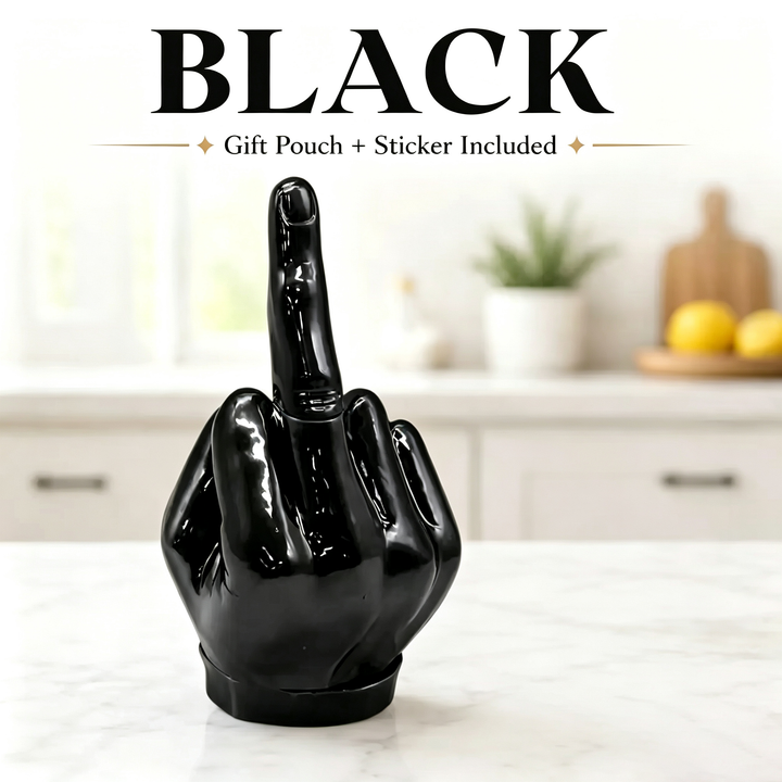 Funny Middle‑Finger Hand‑Shaped Grinder