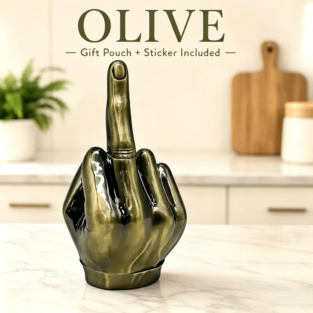 Funny Middle‑Finger Hand‑Shaped Grinder