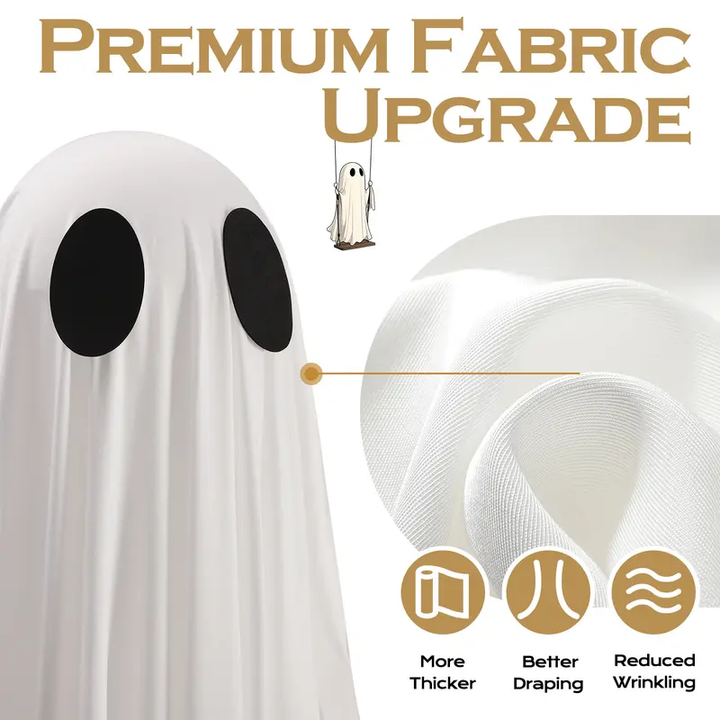 Hanging Ghost Swing Outdoor Halloween Decoration