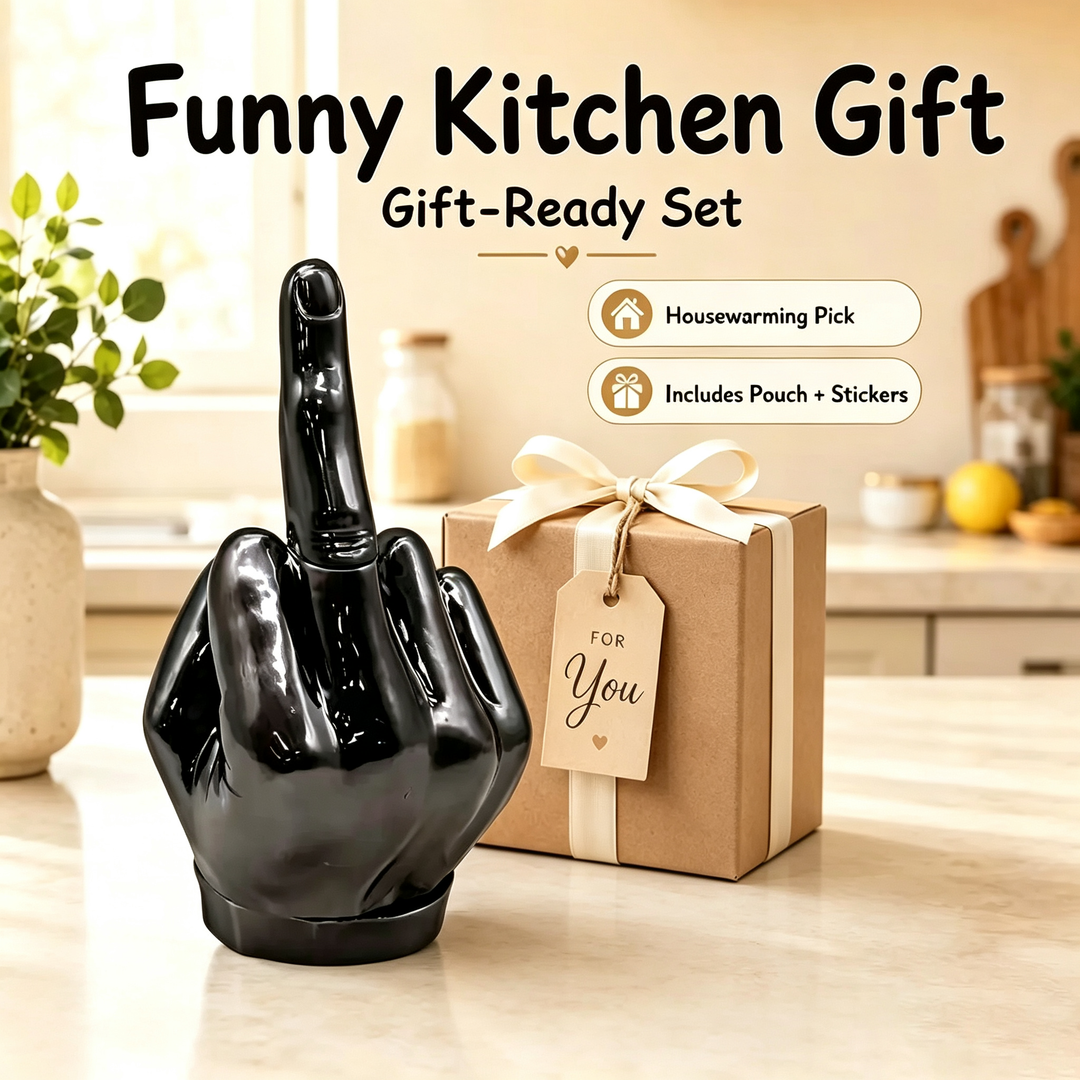Funny Middle‑Finger Hand‑Shaped Grinder