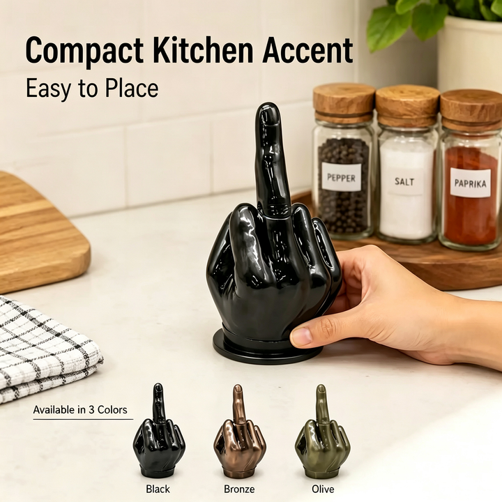 Funny Middle‑Finger Hand‑Shaped Grinder