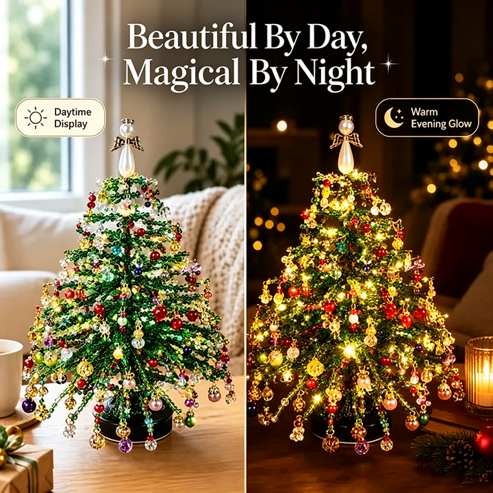 Creative and Cute DIY Beaded Christmas Tree