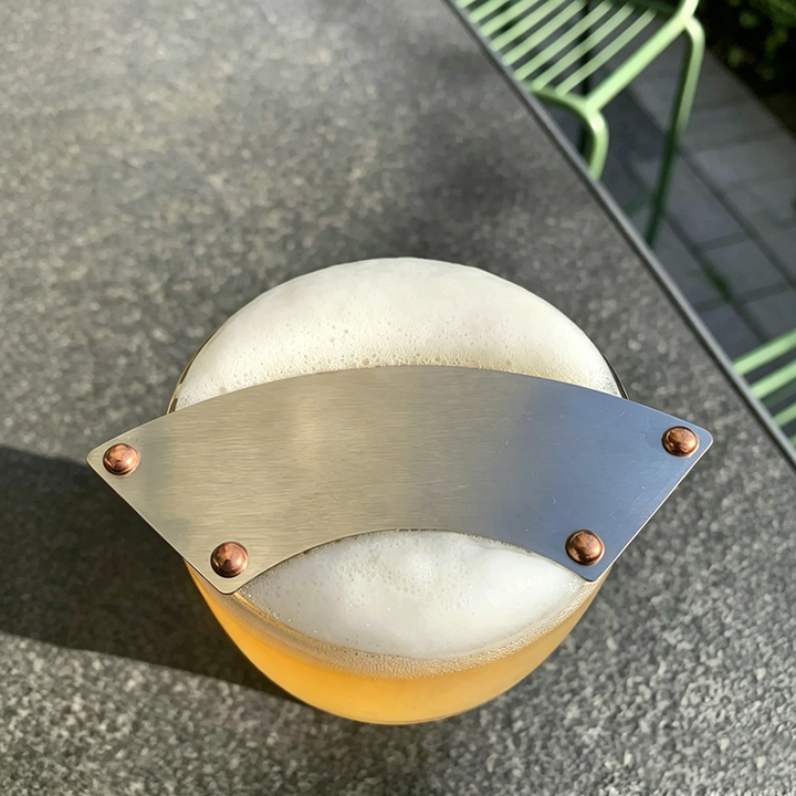 Innovative portable beard guard for drinking