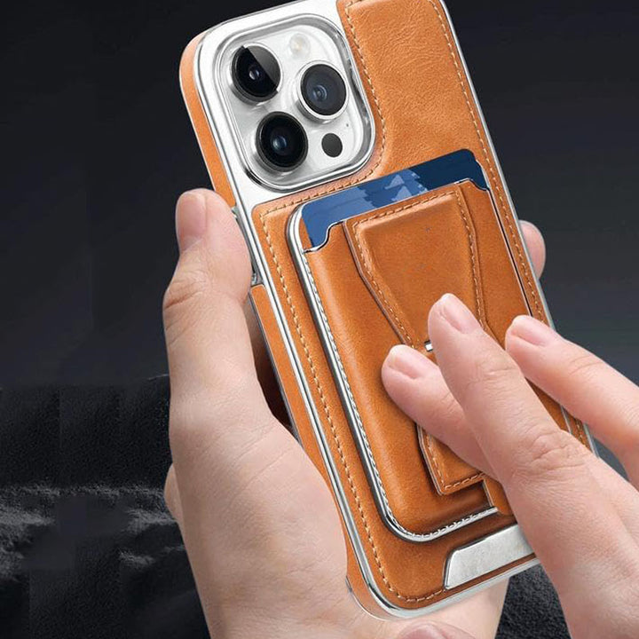 Magnetic card-holder phone case
