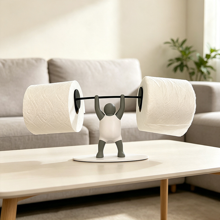 Weightlifter Toilet Paper Holder
