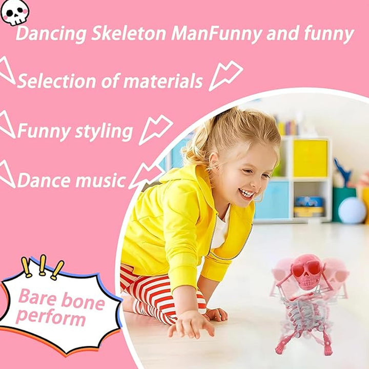3D printed dancing skeleton figurine