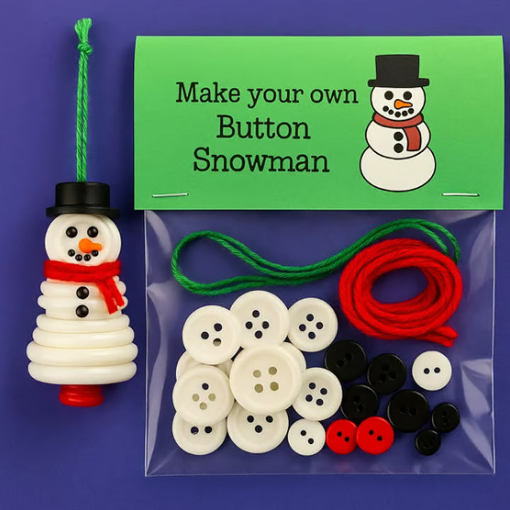 Christmas Button Ornament Kit