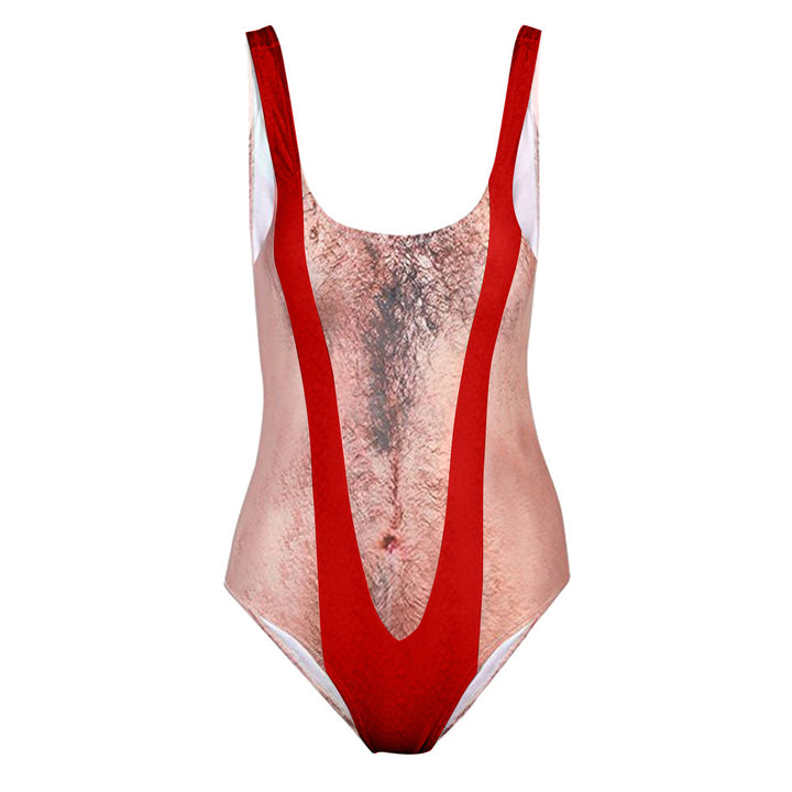 Wacky and Novel "Hairy Chest" Women&