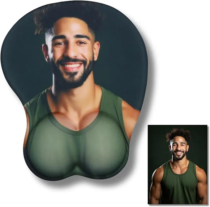 Custom personalized 3D mouse pad