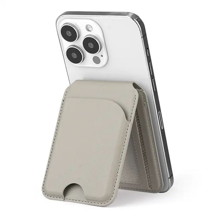 Magnetic card holder stand