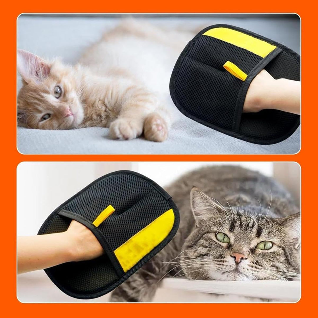 Pet Grooming Gloves Double-Sided Anti-Tangle Gloves
