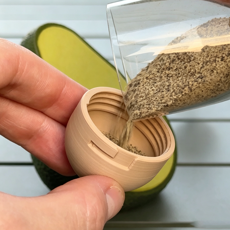 Avocado-Shaped Seasoning Bottle