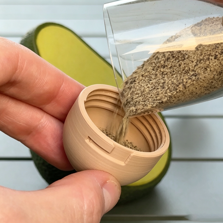Avocado-Shaped Seasoning Bottle