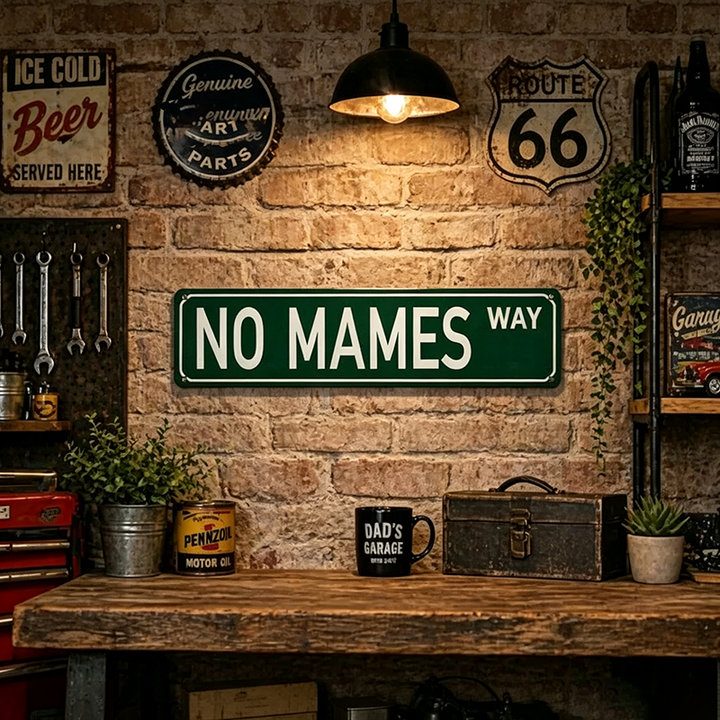 Fun Retro Metal Sign – &