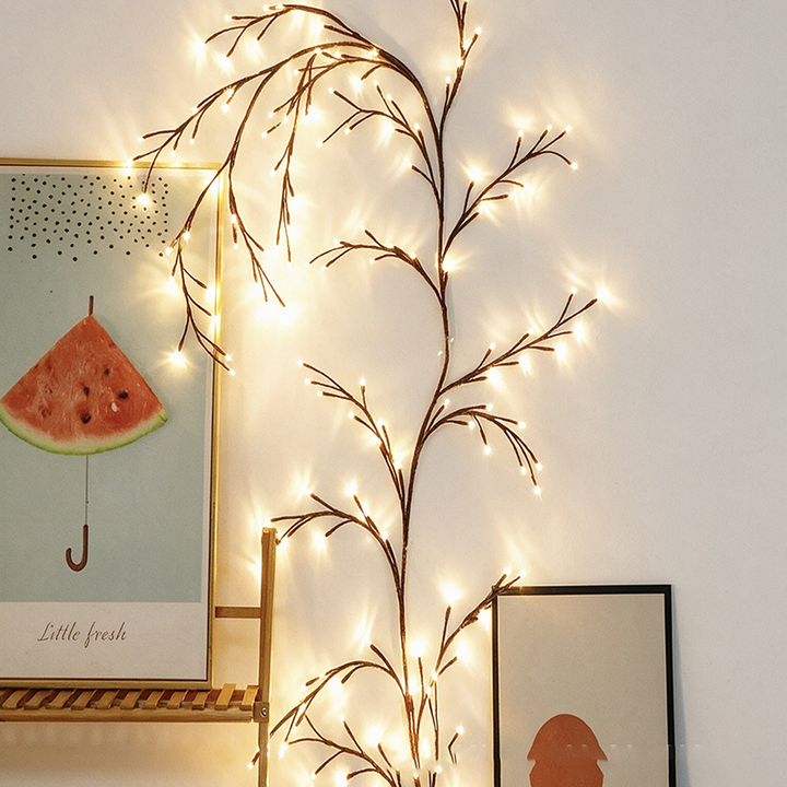 Warm Christmas Vine Lights