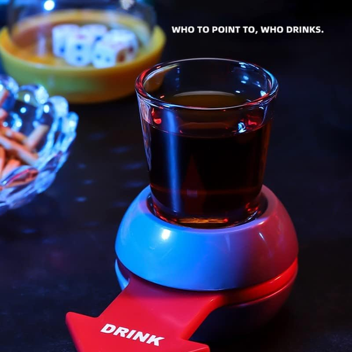 Creative Rotating Arrow Drinking Game Spinner