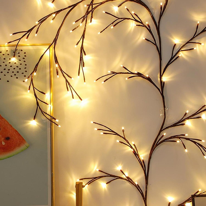 Warm Christmas Vine Lights