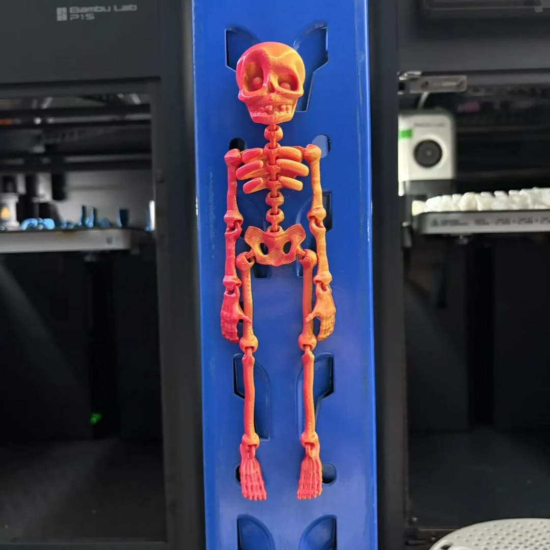 3D Printed Vintage Skeleton Magnetic Figurine 🎃