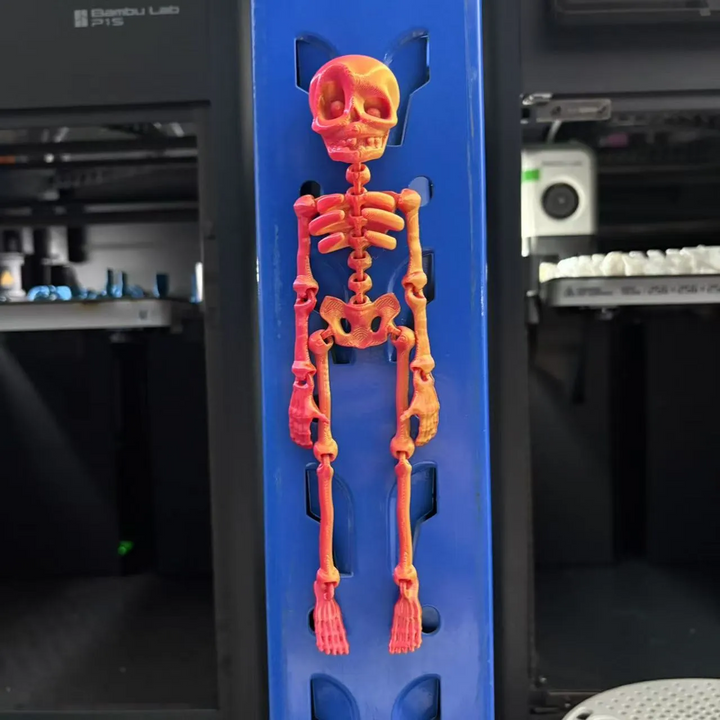 3D Printed Vintage Skeleton Magnetic Figurine 🎃