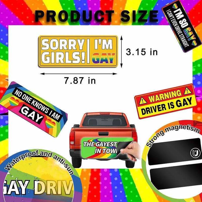 Reusable Fun Car Magnets