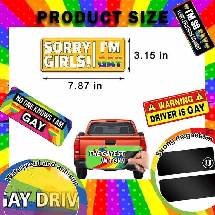 Reusable Fun Car Magnets