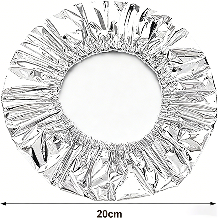 Reusable aluminum foil food covers