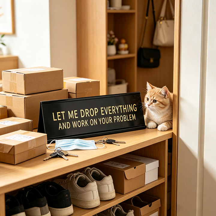 Fun Desktop Stand Sign