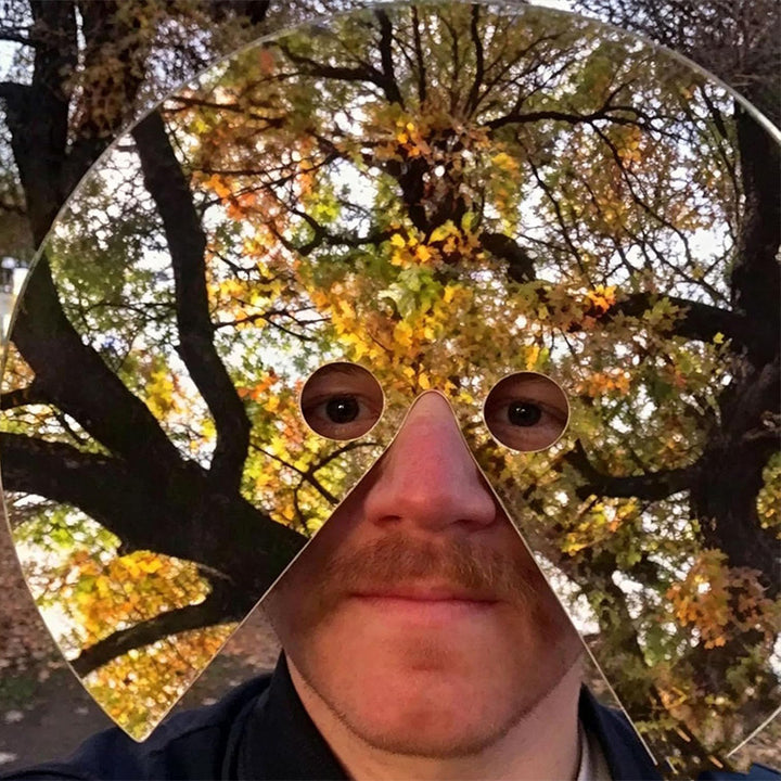 Mirror-like funny mask