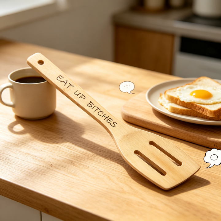 Swearing element cooking spatula