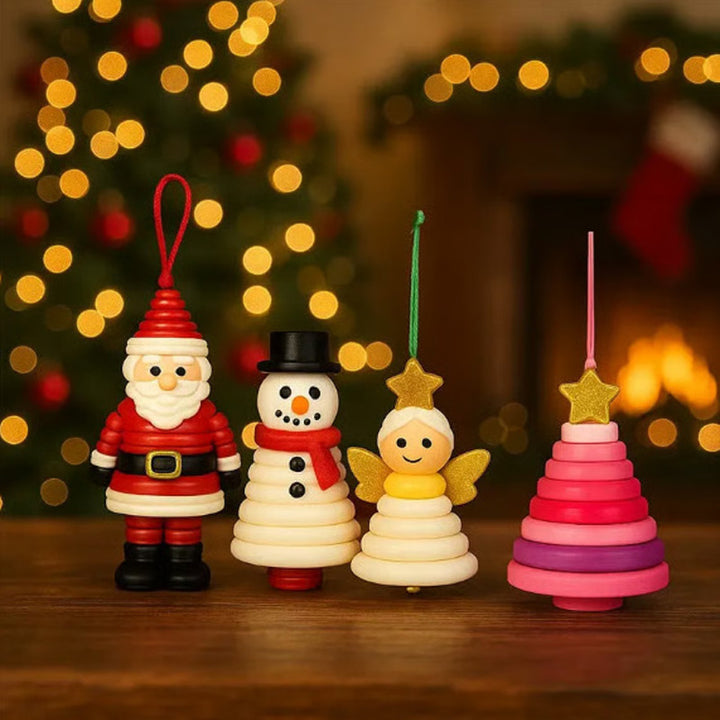Christmas Button Ornament Kit
