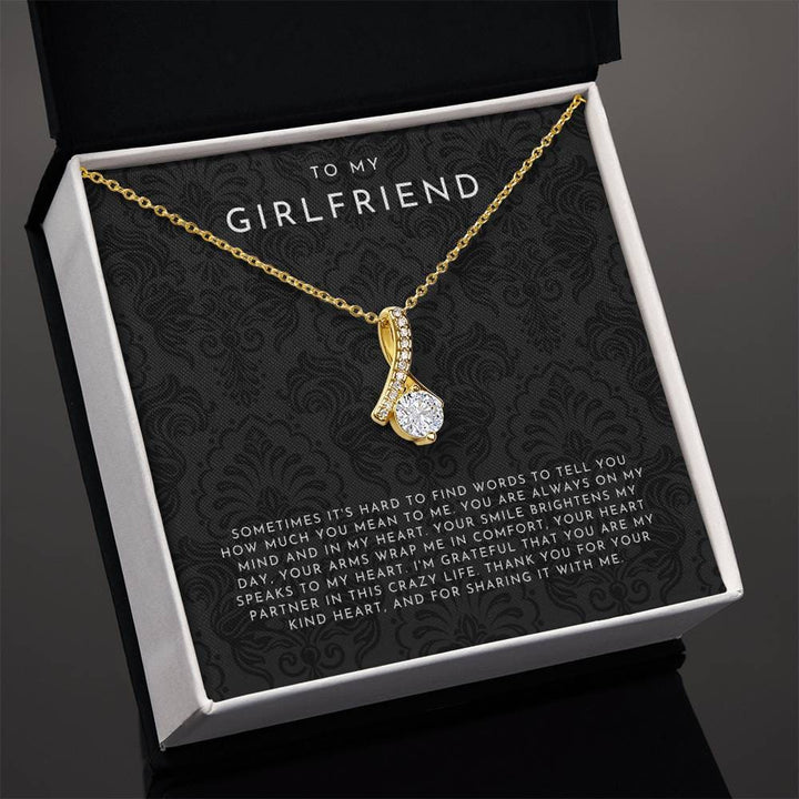 To My Girlfriend Necklace