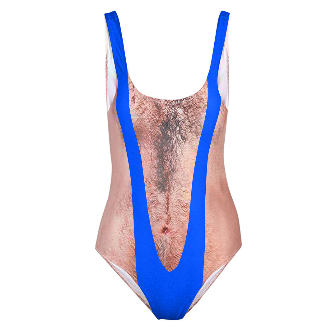 Wacky and Novel "Hairy Chest" Women&