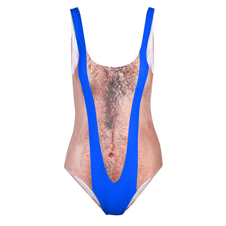 Wacky and Novel "Hairy Chest" Women&