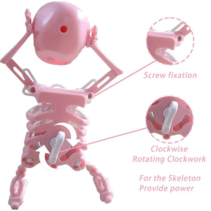 3D printed dancing skeleton figurine