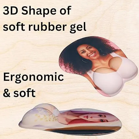 Custom personalized 3D mouse pad