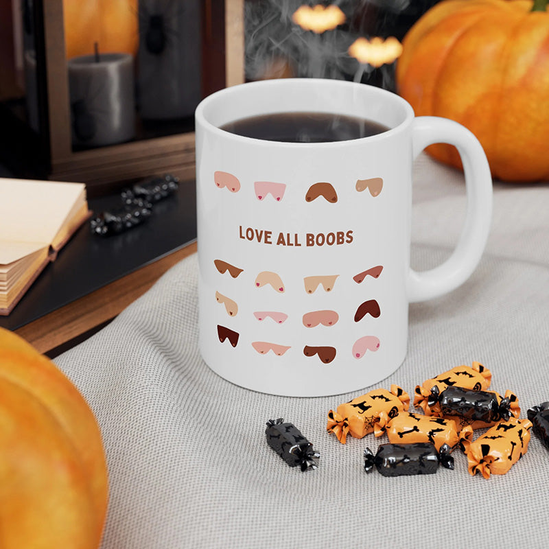 Love All Boobs Coffee Mug