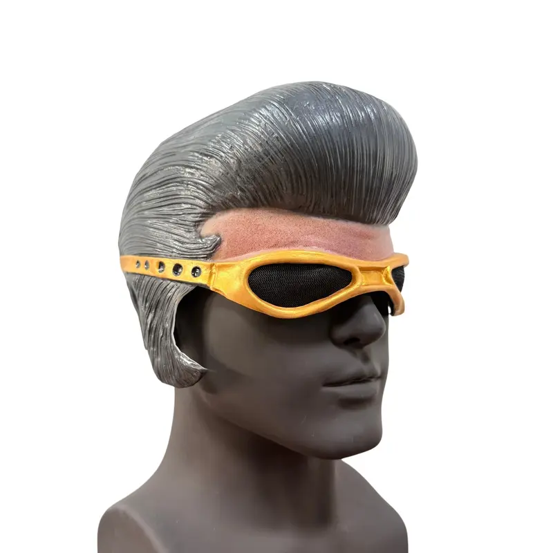 Retro Elvis-style half-face mask