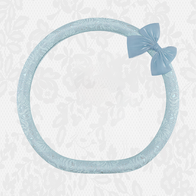 Lace Bow Steering Wheel Cover