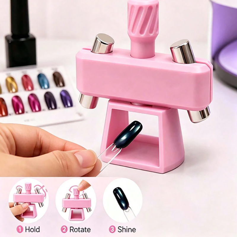 Rotating Cat-Eye Nail Art Tool