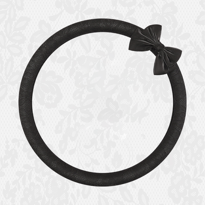 Lace Bow Steering Wheel Cover
