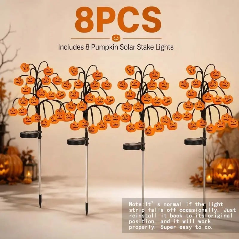 Night Shadow Pumpkin Solar Ground Light