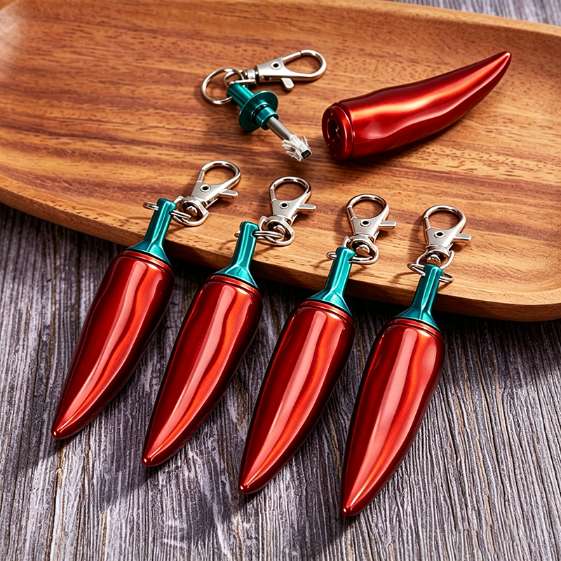 Red Chili Matchstick Keychain